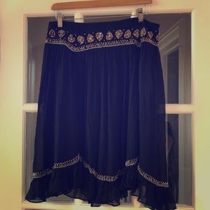 French Connection Beaded skirt